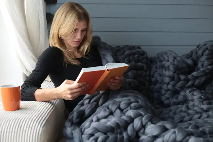 Weighted Knitted Blanket