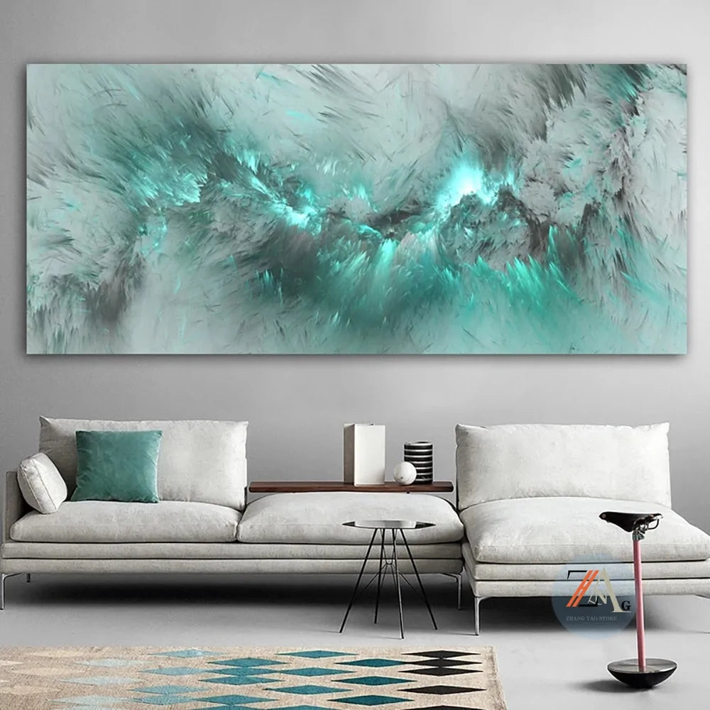 Modern Abstract Oil Painting Canvas Print