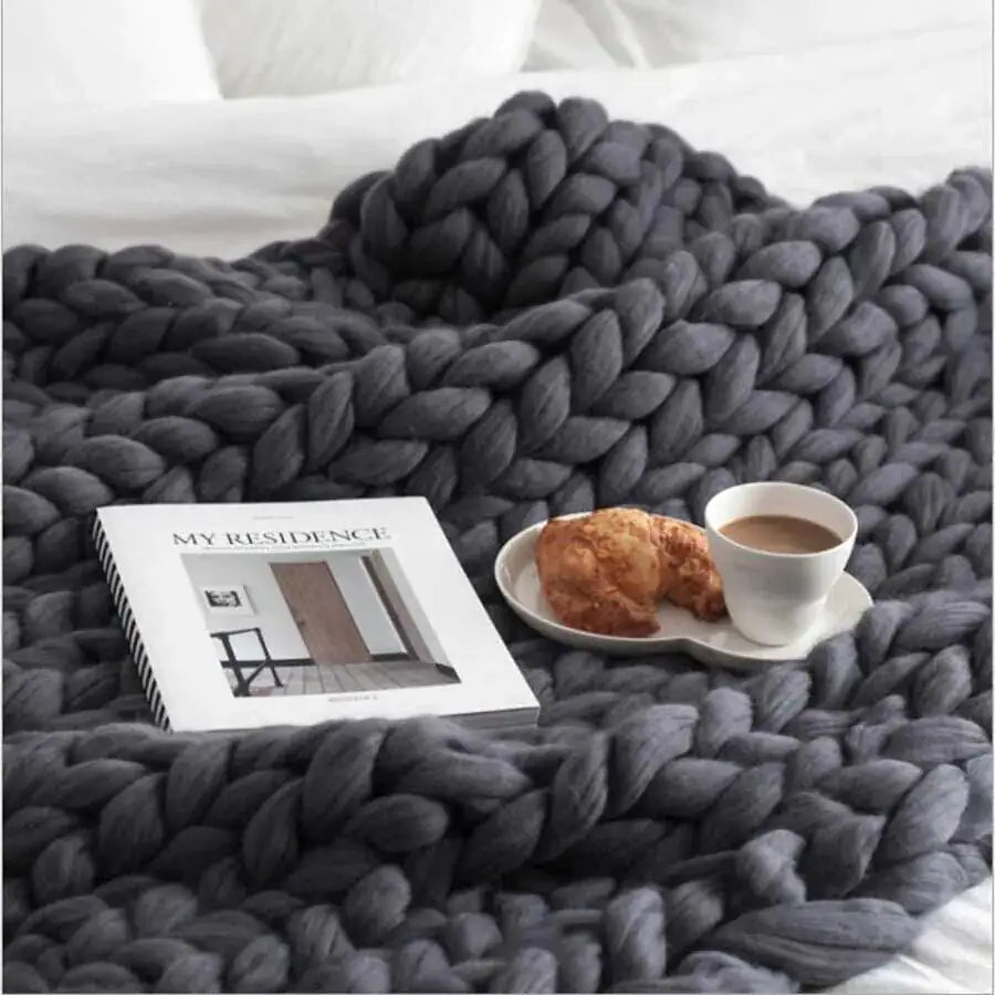 Weighted Knitted Blanket