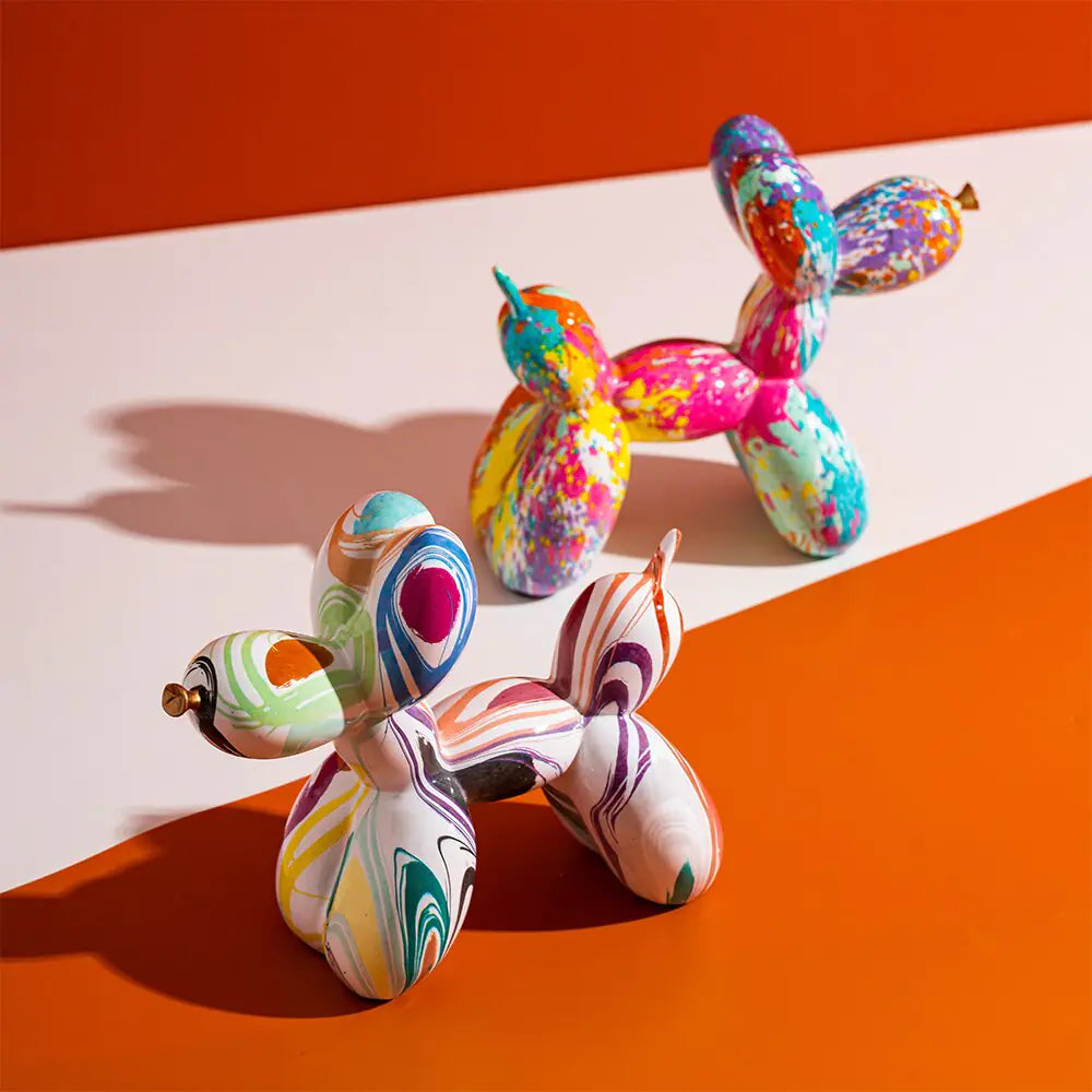 Resin Balloon Dog Statue