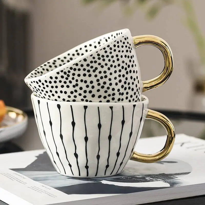 Patterned Ceramic Mugs