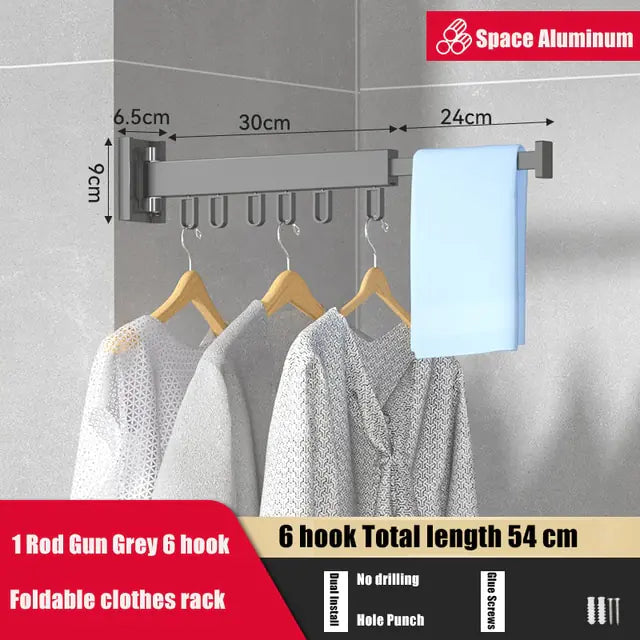 Retractable Clothing Rack