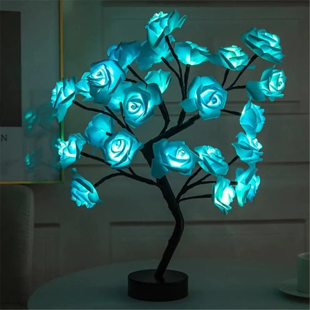 Glowing Rose Tree Lamp