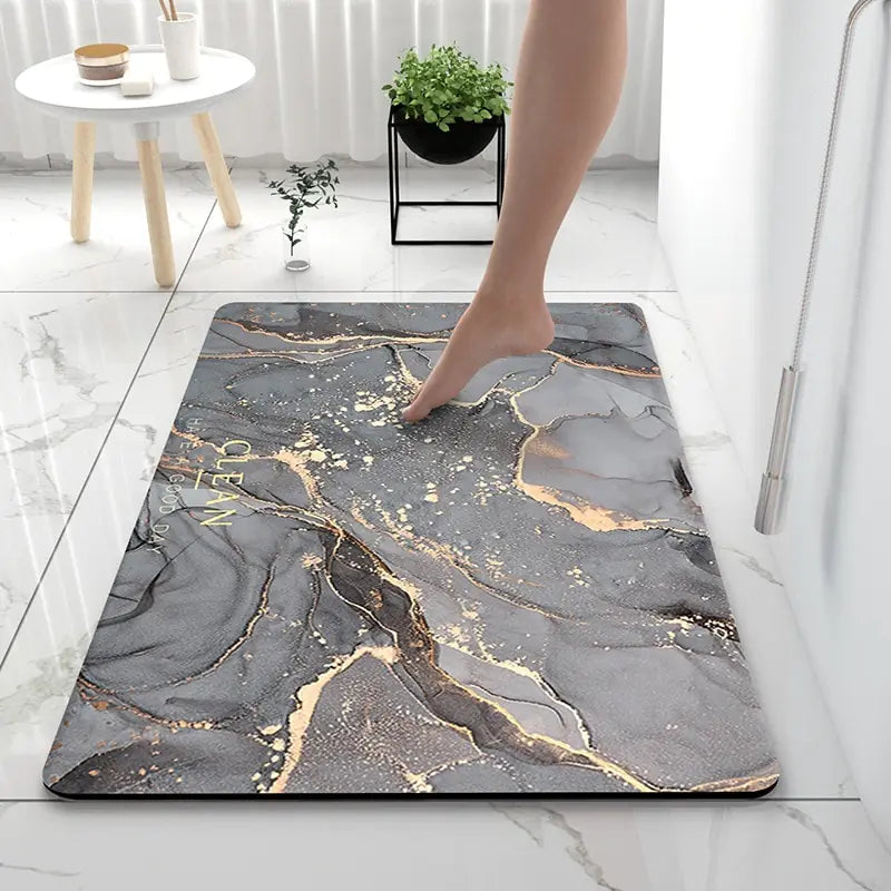 Marble Bathroom Rug