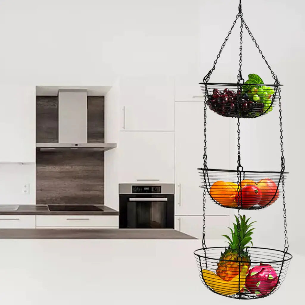 3-Tier Hanging Fruit Basket