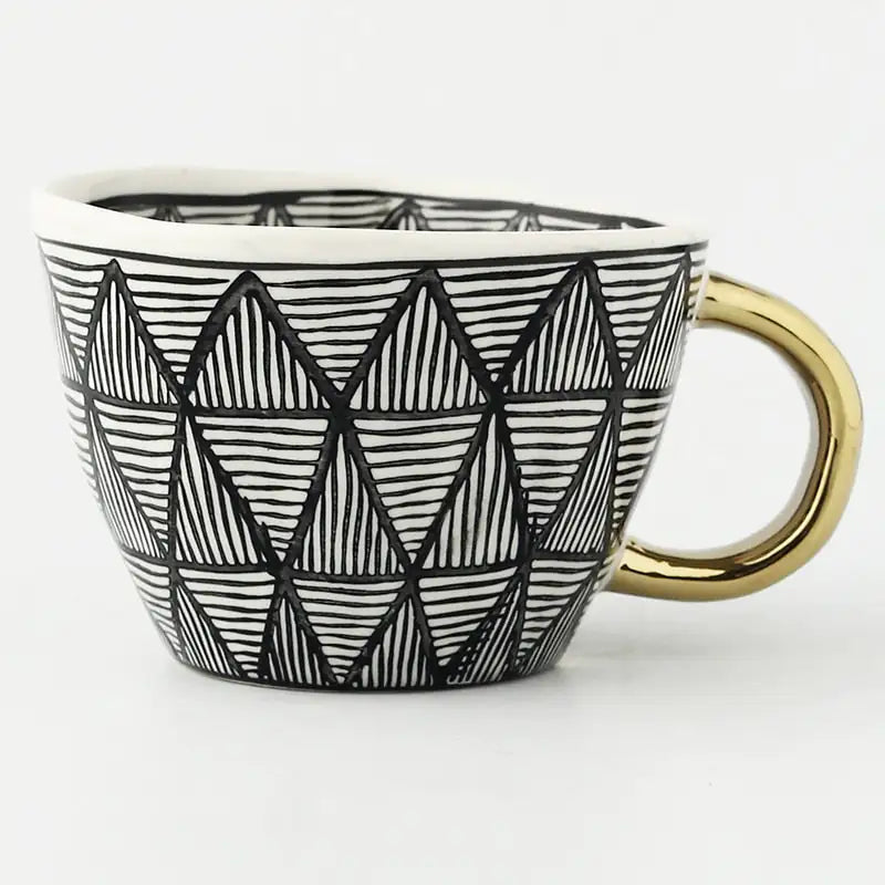 Patterned Ceramic Mugs